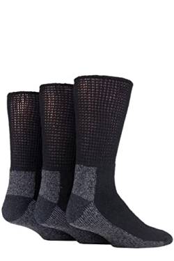 IOMI SOCKSHOP Footnurse Workforce Socken für Diabetiker Packung 3 Schwarz 47-49 von IOMI