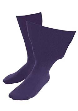 IOMI Sock Shop Footnurse - Herren & Damen socken extra weit bund ödeme beine behandlung gesundheitssocken für geschwollene füße (37-40 eur, Light Blue) von IOMI