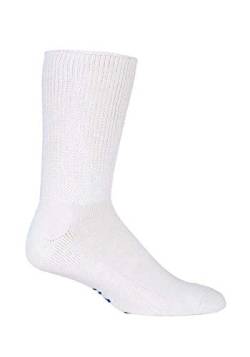 Iomi extrabreite Diabetiker-Socken für geschwollene Beine, in 2 Farben und 4 Größen, 3 Paar Gr. 39-42, weiß von IOMI