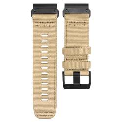 IOTUP 22 x 26 mm Canvas-Armband für Garmin Epix Gen 2 Smartwatch, Armband Fenix 7X 7 Pro 6X 6Pro 5 5X Plus Enduro 2 Schnellverschluss-Armband, 22 mm, Achat von IOTUP