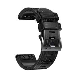 IOTUP Quickfit-Uhrenarmband für Garmin Tactix 7 Pro/Fenix 7 7X 5 5X Plus 6 6X 3 3HR Epix Silikon-Leder-Smartwatch-Armband, 26 x 22 mm, 22mm Fenix 7-Epix, Achat von IOTUP