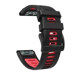 IOTUP Smartwatch-Armband für Garmin Fenix 7 7X Instinct 2 6X Pro 5 Plus 3HR Enduro, Schnellverschluss, Silikon, Easyfit, 26 x 22 mm, 22mm Fenix 5 6 7, Achat von IOTUP