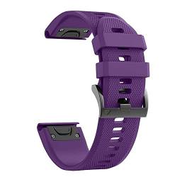 IOTUP Uhrenarmband aus Silikon für Garmin Fenix 7, 7X, 6X, Coros Vertix 2, Smartwatch, Schnellverschluss, 26 mm, 22 mm, 22mm Width, Achat von IOTUP