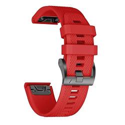 IOTUP Uhrenarmband aus Silikon für Garmin Fenix 7, 7X, 6X, Coros Vertix 2, Smartwatch, Schnellverschluss, 26 mm, 22 mm, 26mm Width, Achat von IOTUP