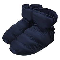 Damen Herren Hausschuhe Winterstiefel Winter Soft Leise Slipper Winterschuhe rutschfeste wasserdichte Schneeschuhe Thermo rutschfest Warme Pantoffeln mit Fleecefutter Feste Sohle Indoor Outdoor von IPENNY