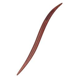 Retro Traditioneller Holz Haarstab Haargabel Haarnadel Haarstöcke Haarstift Haar Stick Chinesischer Stil - Rot von IPOTCH