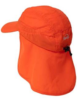 IQ-UV Schutz Kappe mit Nackenschutz iQ Company Sonnenschutz UV Cap XL Orange von IQ-UV