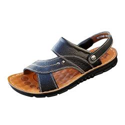 Fashion Schuhe Herren Männliche Sommerkomfort-Hausschuhe im mittleren Sandalen mit doppeltem Verwendungszweck Einlagen Für Zu Große Schuhe Herren von IQYU