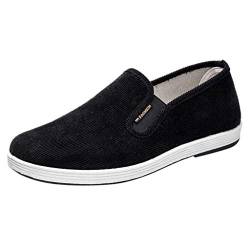 Gallus Schuhe Herren Slipper Lässige, leichte Herren-Trend-Turnschuhe, Sommermode, atmungsaktive Schuhe, rutschfester Herren-Slipper Rohde Schuhe Herren Pantolette (Black, 38) von IQYU