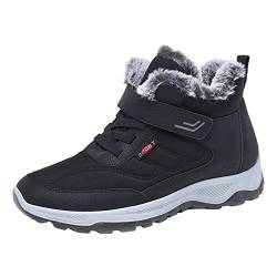 IQYU Herren Leicht Freizeitschuhe,Herren Winterschuhe Mit Klettverschluss,SchnüRer Walkingschuhe,Trekkingschuhe Herren Leicht,rutschfeste Atmungsaktive Schuhe Fur Herren,Leicht Sportschuhe von IQYU