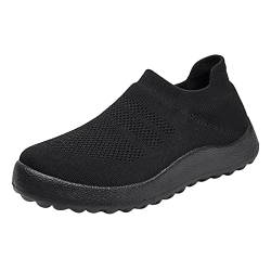 IQYU Herren Slip On Sportschuhe Fitness Joggingschuhe Schlupfschuhe Laufschuhe Casual Atmungsaktiv Sneaker Freizeitschuhe Fitnessschuhe Orthopädische Loafers Schuhe Wanderschuhe Straßenlaufschuhe von IQYU