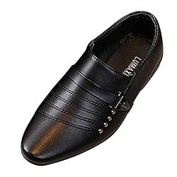 IQYU Lederschuhe Junge Kinder Schuhe Kinderschuhe Jungen Performance Lederschuhe Kinder Anzug Schuhe Kinderschuhe Jungen Lederschuhe Kinder Anzug Schuhe Britischen Stil Lackschuhe Businessschuh von IQYU