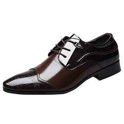 IQYU Schuhe Schwarz Herren Elegant Männer Mode Briten Schuhe im freien Freizeitsommer Schuhe solide Schuhe Felleinlagen Schuhe Herren von IQYU