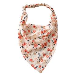 IQYU Stirnband Laufen Damen Blumenhaarbandanas Kopftuch Frauen Bandana Print Haarschal Dreieck Haartuch mit Krawatten Kopftuch Stirnbänder Von Dörfer (I, One Size) von IQYU