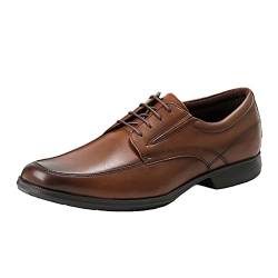 Lederschuhe Herren Anzugschuhe Schnürhalbschuhe Herrenschuh Klassischer Business-Halbschuh Halbschuhe Elegante Blockabsatz Schnürer Männer Businessschuhe Herrenschuh Klassischer Business-Halbschuh von IQYU