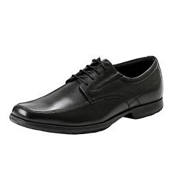 Lederschuhe Herren Anzugschuhe Schnürhalbschuhe Herrenschuh Klassischer Business-Halbschuh Halbschuhe Elegante Blockabsatz Schnürer Männer Businessschuhe Herrenschuh Klassischer Business-Halbschuh von IQYU