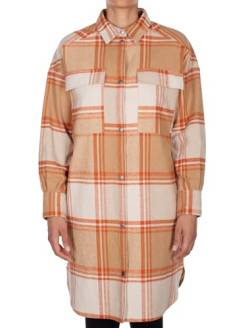 IRIEDAILY Checky Shirt Jacket in Beige, S von IRIEDAILY