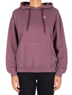 IRIEDAILY Damen Kapuzenpullover - Flagli Hoodie in Aubergine, S von IRIEDAILY