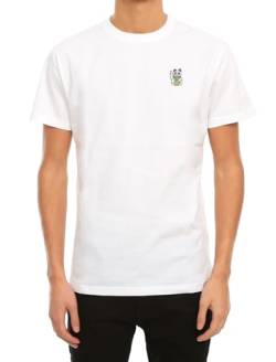 IRIEDAILY Herren T-Shirt aus Bio-Baumwolle - Bye Bye Tee in White, S von IRIEDAILY