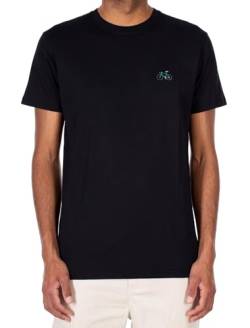 IRIEDAILY Herren T-Shirt aus Bio-Baumwolle - Peaceride Emb Tee in Black, XL von IRIEDAILY