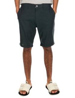 IRIEDAILY Kurze Chino Hose Herren - Golfer Chambray Short in Nightforest, W33 von IRIEDAILY