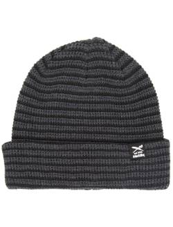 IRIEDAILY Smurpher Ringel Beanie in Black-Anthra, One Size von IRIEDAILY