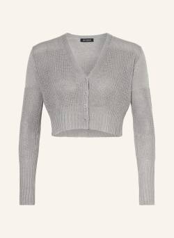 Iris Von Arnim Cropped-Strickjacke Iphigenie Mit Leinen grau von IRIS von ARNIM