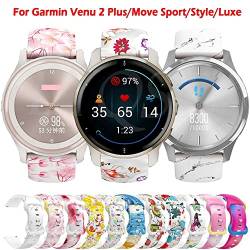 IRJFP 20 mm Smartwatch-Armband für Garmin Move Sport/Style/Luxe Silikon-Uhrenarmband für Venu 2 Plus 2Plus SQ Vivoactive 3 3t Armband, For Forerunner 245M 645, Achat von IRJFP