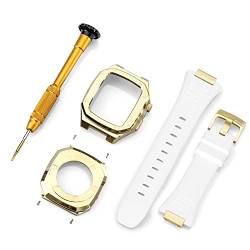 IRJFP Edelstahl-Modifikationsset für Apple Watch Band 7, 44 mm, 41 mm, 45 mm, Edelmetall, für iWatch Serie 8, 7, 6, 5, 4, SE, 45 mm, Achat von IRJFP