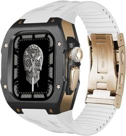 IRJFP Uhrengehäuse aus Titanlegierung, Gummiarmband, 49 mm, für Apple Watch Ultra 2, 49 mm, Ersatzzubehör, für Männer und Frauen, Übungsarmbänder, Uhrengehäuse, Mod Kit, For 49mm, Achat von IRJFP