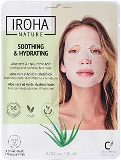 Iroha Gesichtsmaske Aloe Vera, Green Tea und Ginseng, (23 ml) von IROHA NATURE