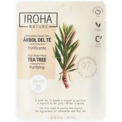 Nature Mask Tea Tree + Hyaluronic Acid 1 U von IROHA NATURE