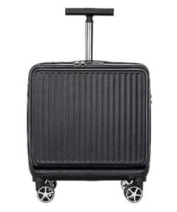 IRYZE Koffer Reisekoffer 16-Zoll-Koffer Für Geschäftsreisen, Boarding, Handgepäck, Kratzfeste Hartschalenkoffer Trolley Boardcase (Color : B, Size : 16 inch) von IRYZE