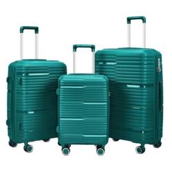 IRYZE Koffer Reisekoffer 3 Stück Handgepäck Hartschalen Erweiterbares Spinnergepäck Mit Schloss 20/24/28 Zoll Koffer Trolley Boardcase (Color : G, Size : 20in+24in+28in) von IRYZE