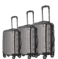 IRYZE Koffer Reisekoffer 3-teiliges Gepäck-Set, Verschleißfest, 20/24/28 Zoll, Leichte Koffer-Spinnerräder Trolley Boardcase (Color : F, Size : 3pcs) von IRYZE