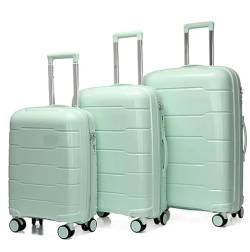 IRYZE Koffer Reisekoffer Gepäcksets 3-teilige Koffer Mit Rollen, Erweiterbar Und Leicht Für Unterwegs Trolley Boardcase (Color : J, Size : 20+24+28 in) von IRYZE