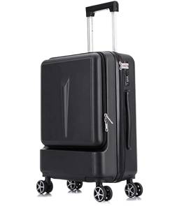 IRYZE Koffer Reisekoffer Handgepäckkoffer Mit Rollen, Bevor Sie Mit Der Gestaltung Von Gepäck Mit Großem Fassungsvermögen Beginnen Trolley Boardcase (Color : A, Size : 20inch) von IRYZE