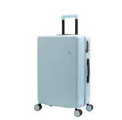 IRYZE Koffer Reisekoffer Koffer Mit Rollen, Absturzsicheres, Verschleißfestes Gepäck, 20/24-Zoll-Koffer, Leicht Trolley Boardcase (Color : Blu, Size : 24in) von IRYZE