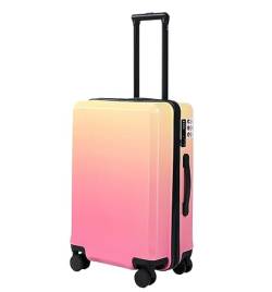 IRYZE Koffer Reisekoffer Koffer TSA-Zahlenschloss Mit Universalrädern, Farbverlaufsgepäck Im Kalifornischen Stil Trolley Boardcase (Color : B, Size : 20 in) von IRYZE