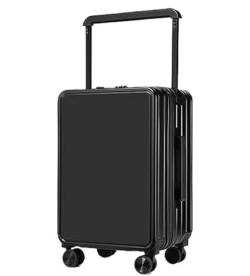 IRYZE Koffer Reisekoffer USB-Schnittstelle, Koffer, Trolley, Gepäck, Universalräder, Zahlenschloss, Aufgegebenes Gepäck Trolley Boardcase (Color : C, Size : 26 in) von IRYZE