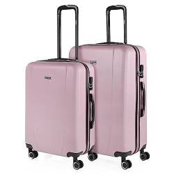 ITACA - Gepäck-Sets, Reisekoffer, Reisekoffer Set, Kofferset, Hartschalenkoffer, Trolley-Set, Luggage - Große Auswahl an Koffer & Trolleys für Jede Reise! 71116, Rosa von ITACA