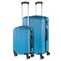 ITACA - Gepäck-Sets, Reisekoffer, Reisekoffer Set, Kofferset, Hartschalenkoffer, Trolley-Set, Luggage - Große Auswahl an Koffer & Trolleys für Jede Reise! 771117, Türkis von ITACA