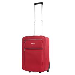 ITACA - Koffer Klein Handgepäck - Koffer Handgepäck 55x40x20 Leicht und Robust - Reisekoffer Klein aus Hochwertigen Materialien T71950, Rot von ITACA