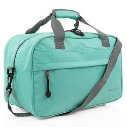 ITACA - Reisetasche - Handgepäck Tasche - Praktische Reisetasche für Urlaub und Sport. Weichgepäck Reisetasche 25335, Minze von ITACA