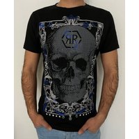 ITALY VIBES T-Shirt CRANIO - Shirt kurzarm - Print Skull + Strassdetails - Erhältlich in Größe S - XL von ITALY VIBES