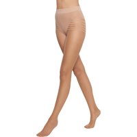 ITEM m6 Feinstrumpfhose "Tights Invisible Stripe", 15 den, Invisible-Effekt, für Damen, beige, L von ITEM m6