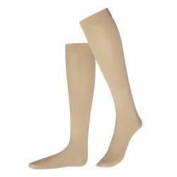 ITEM m6 - Kompressionsstrümpfe Damen - Kniestrümpfe TRANSLUCENT 30 Conscious Powder | 30 DEN Knee high socks aus nachhaltigen Materialien | 42-44 von ITEM m6