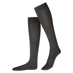ITEM m6 - Kompressionsstrümpfe Damen - Kniestrümpfe TRANSLUCENT 30 Conscious schwarz | 30 DEN Knee high socks aus nachhaltigen Materialien | 39-41 von ITEM m6