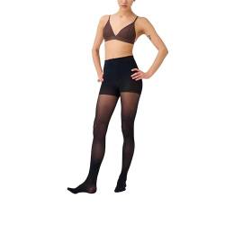 ITEM m6 - Strumpfhose für Damen mit Kompression - TRANSLUCENT 30 Conscious Control Top TIGHTS Schwarz | Feinstrumpfhose aus nachhaltigen Materialien | L1 | S von ITEM m6