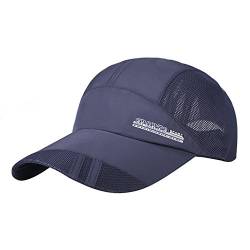 ITODA Baseball Cap Sport Baseballkappe Unisex Basecap Mesh Schirmmütze Schnelltrocknend Baseballmütze Dünn Sommermütze Verstellbar Sonnenkappe UV Schutz Sonnenhut Outdoor Kappe Tennis Laufen von ITODA